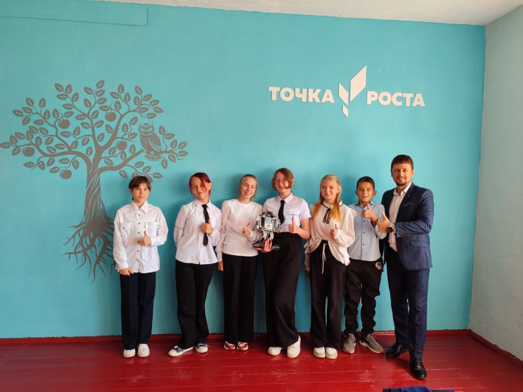 Открытие центра "Точка роста".